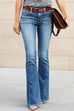 Mixiedress Flare Bottoms Distressed Skinny Jeans