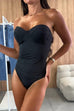 Mixiedress Sweetheart Neck Strapless Bustier Bodysuit