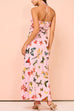 Halter Backless Resort Print Maxi Dress