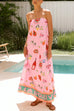 Mixiedress Strapless Tube Dolce Vita Holiday Print Maxi Dress