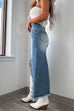 Mixiedress Frayed High Low Hem Distressed Maxi Skirt