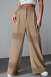 Mixiedress High Rise Wide Leg Pocketed Baggy Pants