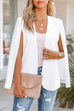 Mixiedress Open Front Split Sleeves Cape Jacket