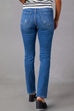 Mixiedress High Waist Straight Leg Stretchy Denim Pants