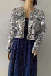 Mixiedress Open Front Cropped Sequin Jacket