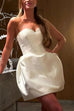 Mixiedress Sweetheart Neck Strapless Mini Party Dress