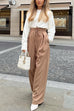 Mixiedress High Waist Business Wide Leg Palazzo Pants