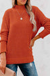 Mixiedress Fall Solid Mockneck Drop Shoulder Sweater