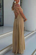 Mixiedress Halter Cut Out Backless Beach Cover Up Maxi Dress