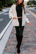 Mixiedress Splice Single Button Pocketed Knitting Sweater Blazer