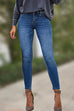 Mixiedress Stretchy Mid Rise Skinny Denim Pants