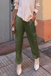 Mixiedress Casual Pocketed Cargo Satin Jogger Pants