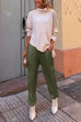 Mixiedress Casual Pocketed Cargo Satin Jogger Pants